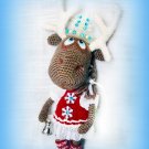Rudolph's girlfriend Clarice.  The lovely Christmas decor!