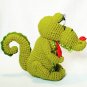 Kind and cute crocodile.