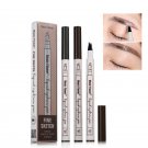 Microblading Tattoo Eyebrow Ink Pen Black Brown Chestnut 3 Colors