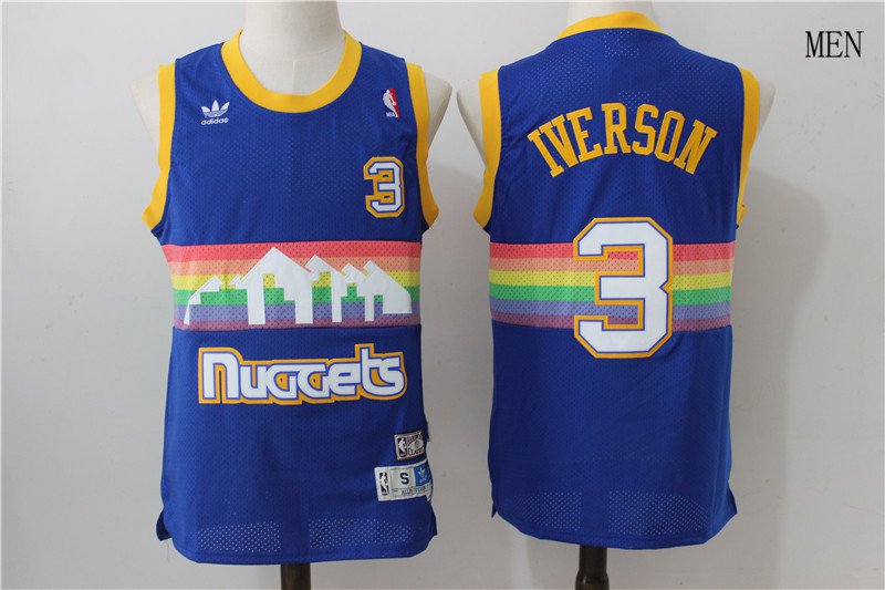 allen iverson denver nuggets jersey