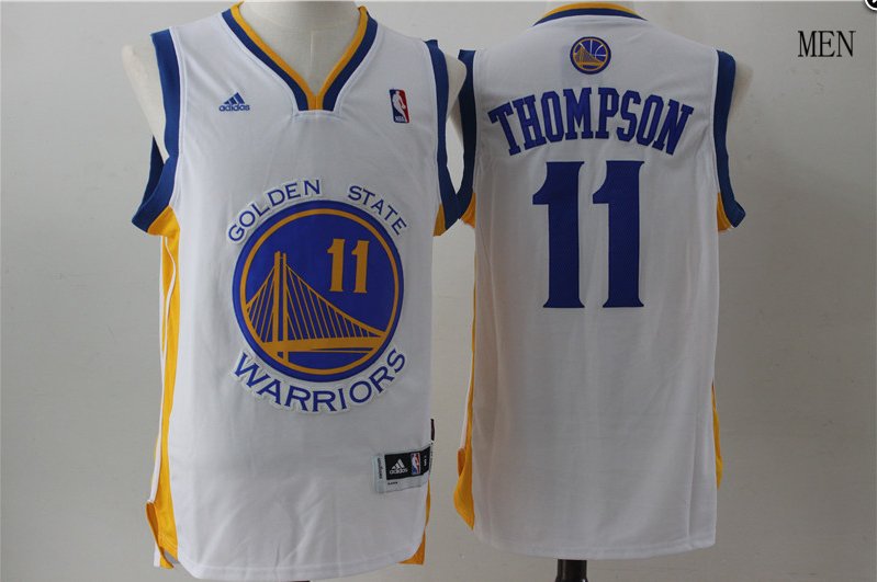Golden State Warriors #11 Klay Thompson White Basketball Jersey