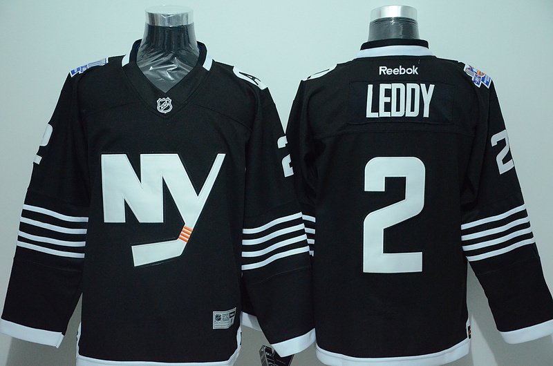 Mens Islanders 2 Nick Leddy Black Stadium Series Jersey