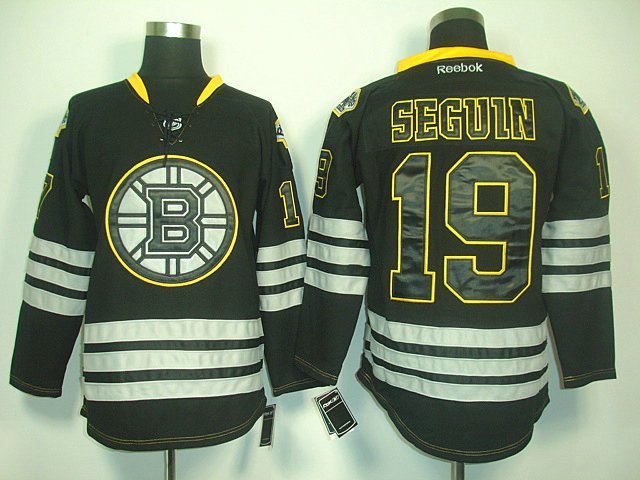 Boston Bruins #19 Tyler Seguin black Jersey