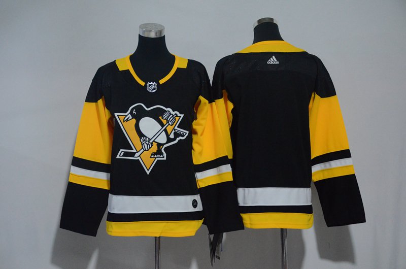 Youth Pittsburgh Penguins Blank Jersey Black