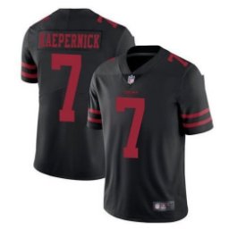 Men's 49ers #7 Colin Kaepernick color rush limited jersey black