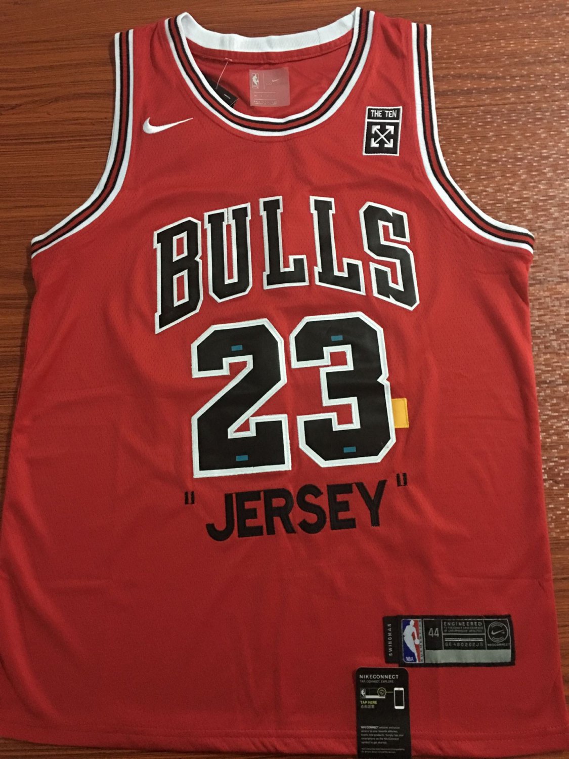 Mens Chicago Bulls 23# Michael Jordan Commemorative Edition Basketball Jersey Red