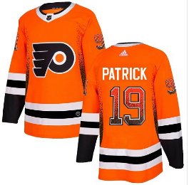 Men's Philadelphia Flyers 19# Nolan Patrick Ice Hockey Stitched Jersey Orange