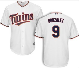 Youth Minnesota Twins #9 Marwin Gonzalez white home cool base Jersey