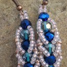 Blue & Alabaster Earrings