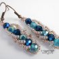 Blue & Alabaster Earrings