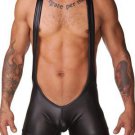 Faux Leather Suspender Boxer Briefs