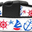 Anchors Away Nylon Dog Collar