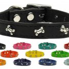 Bone Leather Dog Collar