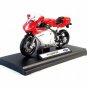 MV AGUSTA F4S, RED/SILVER WELLY 1/18 DIECAST MOTORCYCLE COLLECTOR'S MODEL, NEW
