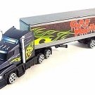 TRANSPORT TRUCK,METALLIC PURPLE MOTORMAX DIECAST CAR/TRUCK COLLECTOR'S MODEL,NEW