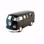 VOLKSWAGEN T1 TRANSPORTER RMZ 1:34 BLACK (MATTE) DIECAST CAR COLLECTOR'S MODEL