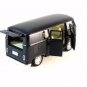 VOLKSWAGEN T1 TRANSPORTER RMZ 1:34 BLACK (MATTE) DIECAST CAR COLLECTOR'S MODEL