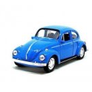VOLKSWAGEN BEETLE (HARD TOP) BLUE WELLY 1:38 DIECAST CAR COLLECTOR'S MODEL, NEW