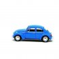 VOLKSWAGEN BEETLE (HARD TOP) BLUE WELLY 1:38 DIECAST CAR COLLECTOR'S MODEL, NEW
