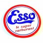 ESSO ,METAL PLATE - LE SUPER CARBURANT DIORAMAX 1/1 ,CAR COLLECTOR'S ITEM, NEW