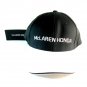 MCLAREN HONDA TEAM CAP FORMULA 1,CURVED PEAK CAP YEAR 2015 BLACK/WHITE, RARE,NEW