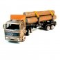 MERCEDES-BENZ TRUCK, METALLIC BROWN WELLY DIECAST CAR/TRUCK COLLECTOR'S MODEL