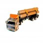 MERCEDES-BENZ TRUCK, METALLIC BROWN WELLY DIECAST CAR/TRUCK COLLECTOR'S MODEL