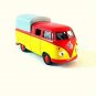 VOLKSWAGEN T1 DOUBLE CABIN PICK-UP, WELLY 1/38 DIECAST CAR COLLECTOR'S MODEL,NEW