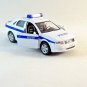 AUDI A4 POLICE CAR , WELLY 1/38 DIECAST CAR COLLECTOR'S MODEL, AUDI COLLECTION