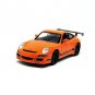 PORSCHE 911 (997)GT3 RS ORANGE WELLY 1:38  DIECAST CAR COLLECTOR'S MODEL, NEW