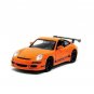 PORSCHE 911 (997)GT3 RS ORANGE WELLY 1:38  DIECAST CAR COLLECTOR'S MODEL, NEW