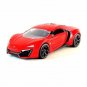 LYKAN HYPERSPORT, FAST AND FURIOUS RED JADA 1:32 DIECAST CAR COLLECTOR'S MODEL