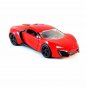 LYKAN HYPERSPORT, FAST AND FURIOUS RED JADA 1:32 DIECAST CAR COLLECTOR'S MODEL
