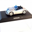 NISSAN-JIKOO SPIDER TITANIUM SILVER EDICOLA 1/43 DIECAST CAR COLLECTOR'S MODEL