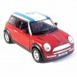 MINI COOPER - WELLY 1/38 BORDEAUX DIECAST CAR COLLECTOR'S MODEL,NEW