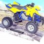 ATV SUZUKI QUADRACER R450 YELLOW NEWRAY 1:12 DIECAST ATV COLLECTOR'S MODEL, NEW