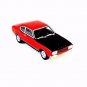 FORD CAPRI RED/BLACK CARARAMA 1:43 DIECAST CAR COLLECTOR'S MODEL , NEW