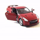 NISSAN GT-R RED WELLY 1/38 DIECAST SPORT CAR COLLECTOR'S MODEL,CAR MODEL ,NEW