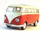 1963 VOLKSWAGEN T1 BUS ,METALLIC ORANGE WELLY 1:32 DIECAST CAR COLLECTORS MODEL