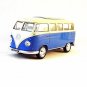 1963 VOLKSWAGEN T1 BUS METALLIC BLUE, WELLY 1/32 DIECAST CAR COLLECTOR'S MODEL