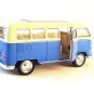 1963 VOLKSWAGEN T1 BUS METALLIC BLUE, WELLY 1/32 DIECAST CAR COLLECTOR'S MODEL
