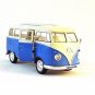 1963 VOLKSWAGEN T1 BUS METALLIC BLUE, WELLY 1/32 DIECAST CAR COLLECTOR'S MODEL
