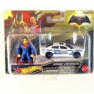 SUPERMAN AND METROPOLIS PD,(CAR+FIGURE) HOTWHEELS 1:64 DIECAST CAR MODEL New SUPERMAN AND METROPOLIS PD,(CAR+FIGURE) HOTWHEELS 1:64 DIECAST CAR MODEL New