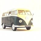 1963 VOLKSWAGEN T1 BUS DARK GREEN WELLY 1/32 DIECAST CAR COLLECTOR'S MODEL , NEW