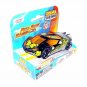 DYNA MOTOR, PULL BACK RACER BLACK/GREEN MOTORMAX DIECAST CAR COLLECTOR'S MODEL