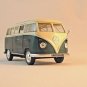 1963 VOLKSWAGEN T1 BUS DARK GREEN WELLY 1/32, DIECAST COLLECTOR'S CAR MODEL, NEW