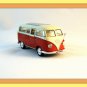 1963 VOLKSWAGEN T1 BUS METALLIC ORANGE ,WELLY 1/32 DIECAST COLLECTOR'S CAR MODEL