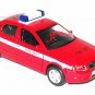 AUDI A4 FIRE DEPT.CAR,WELLY 1/38 DIECAST CAR COLLECTOR'S MODEL,AUDI COLLECTION