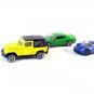 MAJORETTE STREET CARS, SET*3 DIECAST CAR MODELS,JEEP/FORD/DODGE,NEW