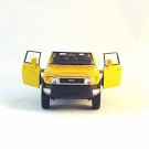 TOYOTA FJ CRUISER YELLOW/WHITE WELLY 1/38 DIECAST CAR COLLECTOR'S MODEL,NEW